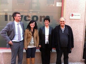 Mr. Haman (Biotillion CEO) en las oficinas de Inycom Madrid
